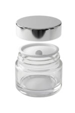 20 Adet Silver Parlak Kapaklı Şeffaf Dudak Cilt Bakımı Krem Kozmetik El Bakım Seyahat Cam Kavanozu 20 ML - Görsel 3