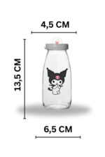 6 adet Sızdırmaz Beyaz Kapak Cam Süt Meşrubat Parti Şişesi Suluk 250ML - Görsel 4