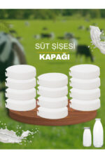 12 Adet Süt Ayran Limonata Sirke Meşrubat Şişesi Kapağı