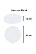 12 Adet Süt Ayran Limonata Sirke Meşrubat Şişesi Kapağı - Görsel 2