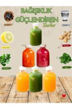 12 Adet Round Cam Ginger Shot Detox Şişesi Sızdırmaz Plastik Kapaklı Çok Amaçlı 50ml - Görsel 4