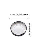 3'lü Şeffaf Cam Siyah Kapaklı Düzenleyici Kulak Pamuğu Diş İpi Banyo Organizer Seti – COTTON BUDS & COTTON PADS & DENTAL FLOSS Yazılı/ 255 ML - Görsel 4