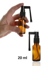 Ağız Boğaz Spreyi Şişesi Amber Cam 20 Ml