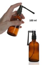 Ağız Boğaz Sprey Şişesi Amber Cam 100 ml