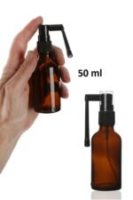 Ağız Boğaz Spreyi Şişesi Amber Cam 50 Ml