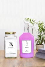 Galon Yumuşatıcı Şişesi Ve Deterjan Kavanozu Takımı 3000ml