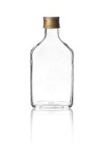 Sızdırmaz Gold Metal Kapaklı Çok Amaçlı Cold Brew Yassı Şişe - Görsel 2