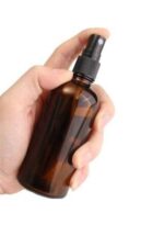 Sprey Başlıklı Amber Cam Şişe 3 Adet 100 Ml