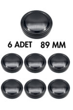 6 Adet Derin Siyah Metal Ergo Bebek Mama Reçel Fıstık Ezmesi Kavanoz Kapağı – 89 mm (700 cc kavanozlara uyumlu)