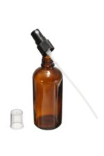50 Adet 100 ml Sprey Başlıklı Amber Şişe Kolonya Dezenfektan Şişesi - Görsel 2